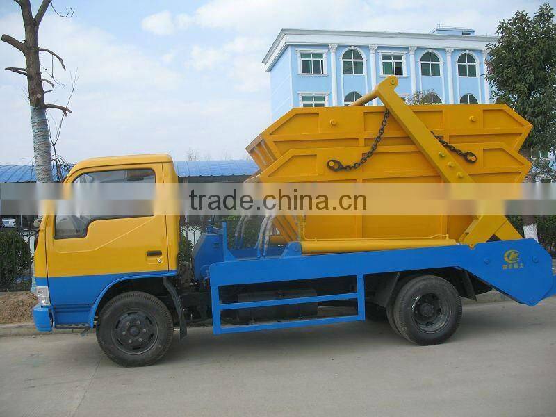 DongFeng small Skip Vessel Garbage Truck, container garbage truck