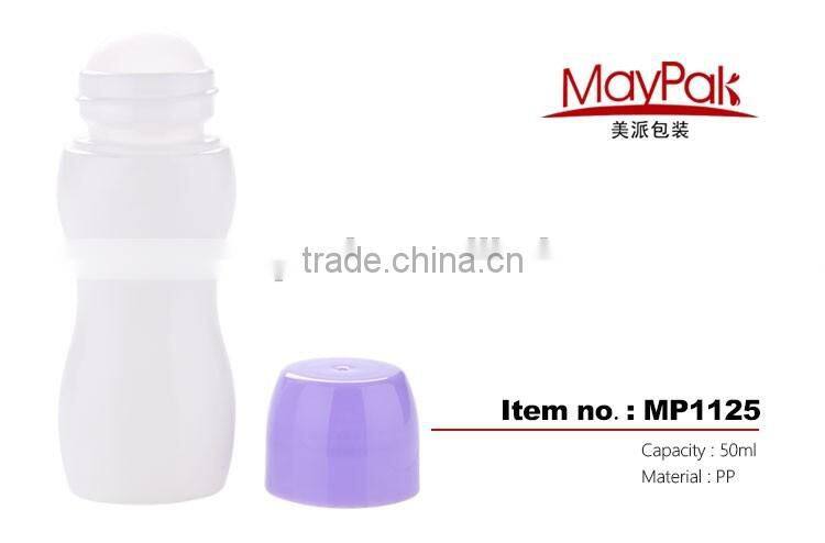 50ml cosmetic roll on bottle for Antiperspirant product