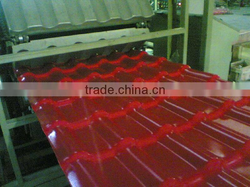 PVC roofing tile producing line/extrusion line