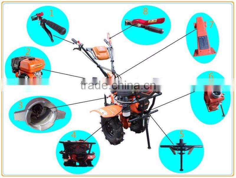 Semi-automatic steering handlebar 7hp mahindra power tiller with multi-functions