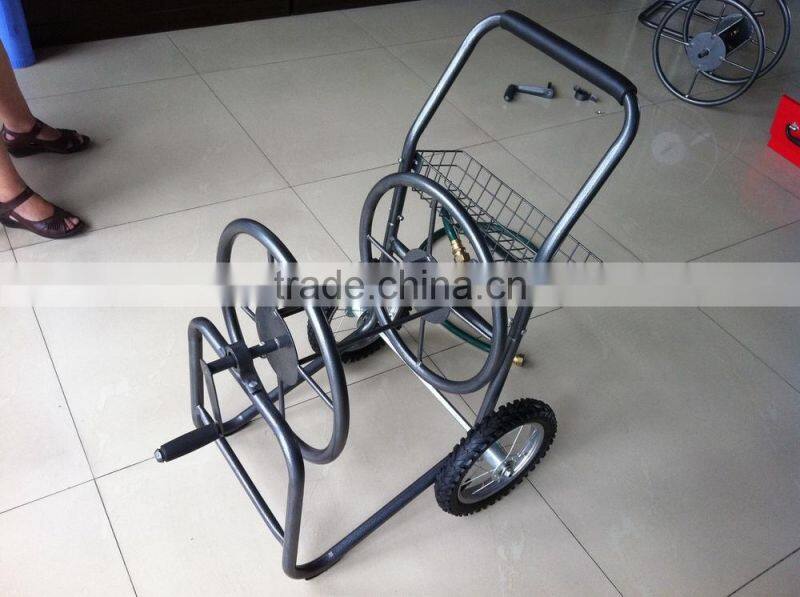Garden hose reel cart