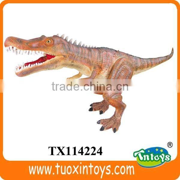 24'' life size big soft rubber dinosaur toys