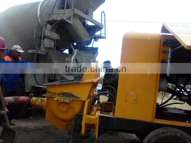 HBT20-10D diesel engine small size trailer concrete pump