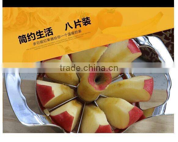 New style 8 Pieces Divided Stainless Steel Apple Slicer