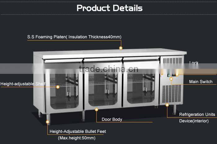 304 Stainless Steel Small Electric Refrigerator/General Electric Refrigerator/Glass Door Mini Refrigerator