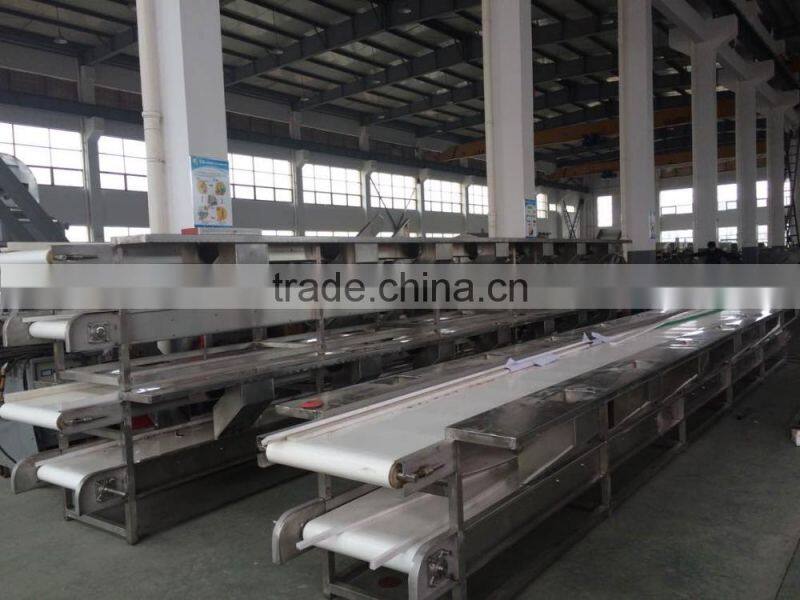 frozen french fries continuous frying production line