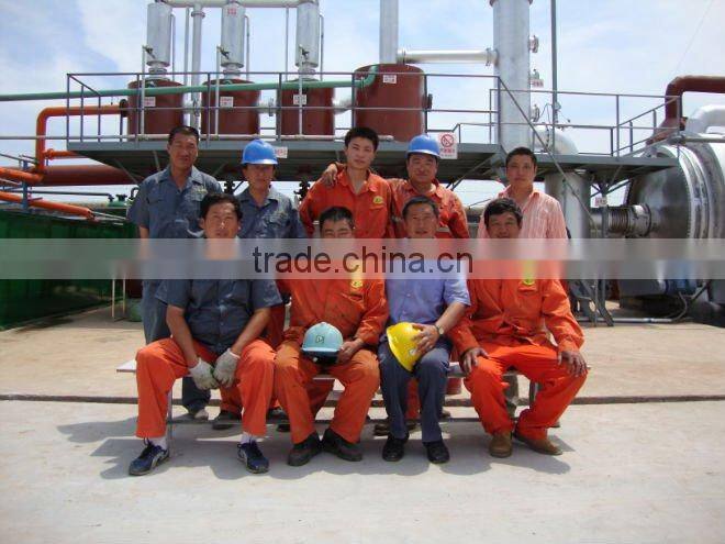 environmental Distillation equipment for pyrolysis oil refining from waste tyres