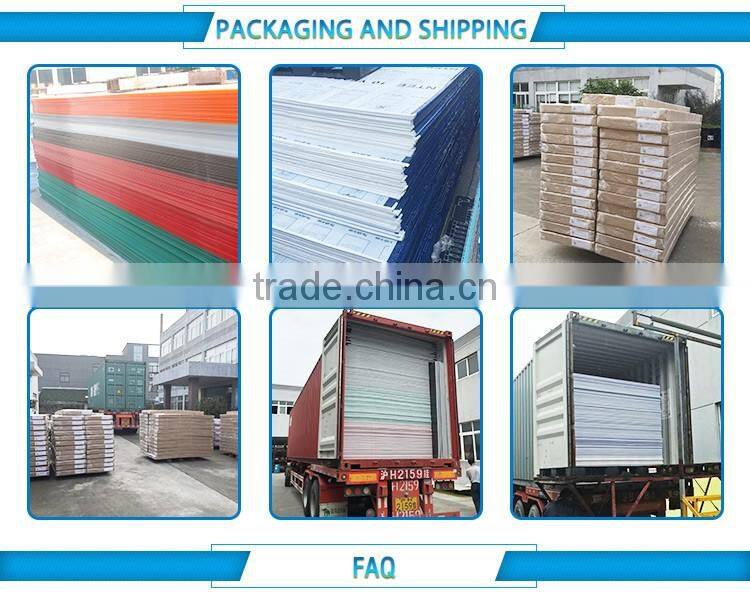 High Strength Polycarbonate UV coating pc corrugated transparent roofing sheet