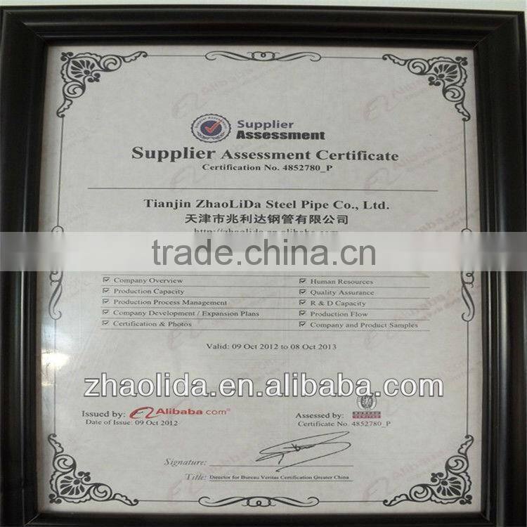 Zinc Coated Steel Pipe BS EN 10296,BSEN 10219