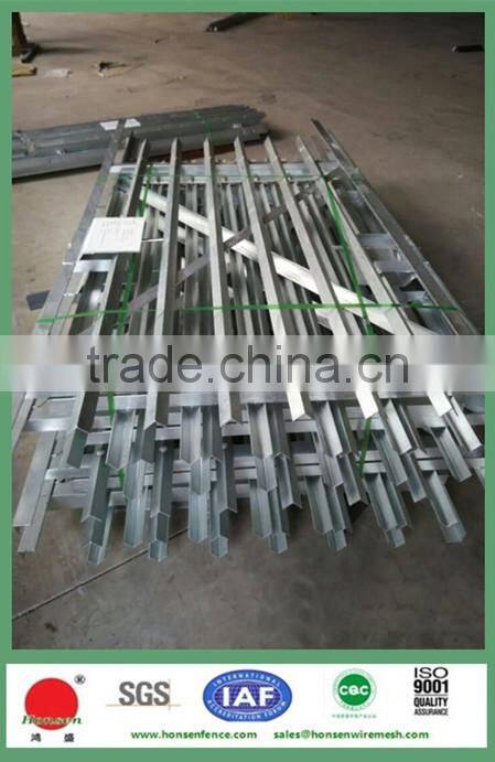 2015 whole price!!anping factory made anti climb security palisade fence for telecom tower in the africa market