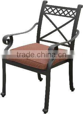 popular cast concrete furniture dining chair 61202