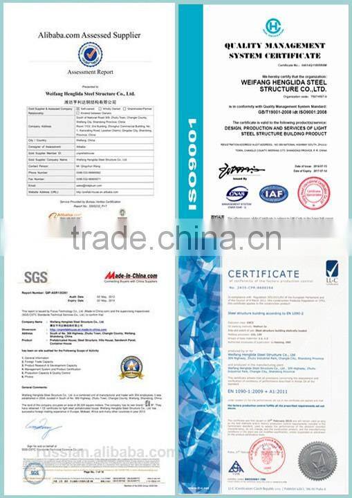 Flat packed container house for labor camp