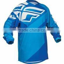 Sublimated motocross jersey with custom design