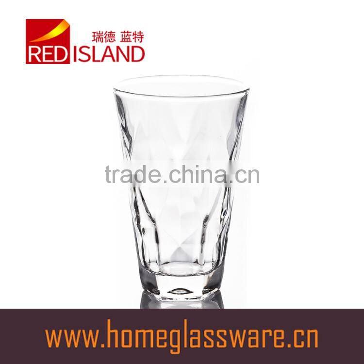 480ml classic color sprayed glass cup for drinking