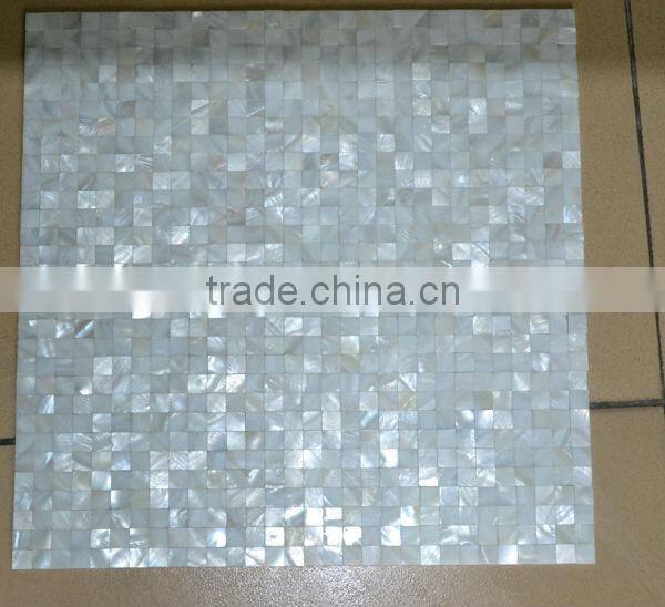 Mirror glass shell mosaic