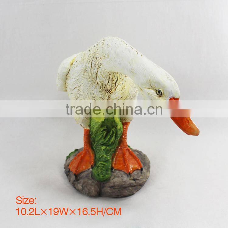Resin garden decor goose statue