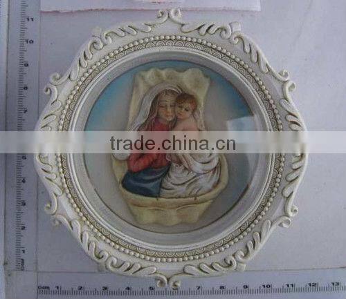 Resin christian decorate photo frame