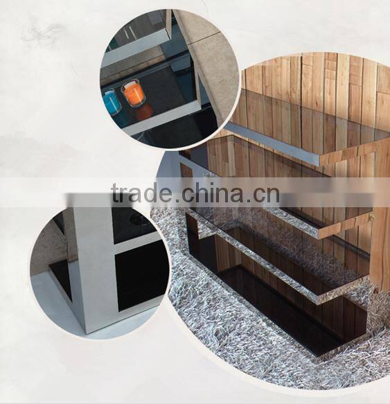 2016 Latest Modern Style Functional Tempered Glass Shoe Rack With Stainless Steel Frame For Home Use