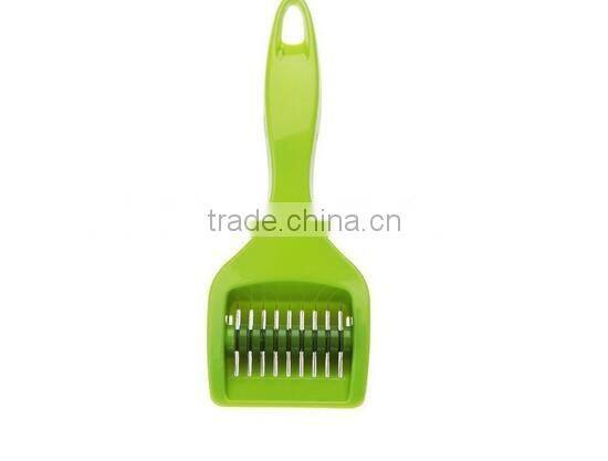 CY144 Stainless Steel Kitchen Accessories Gadgets Cooking Tools Blade Green Onion Chopper Slicer Garlic Coriander Cutter Chopper