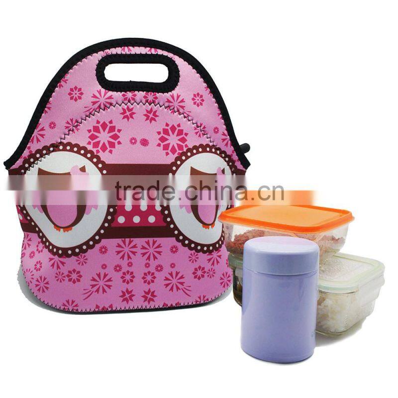 2017 eoprene wholesale lunch cooler bag thermal lunch box bag for kids