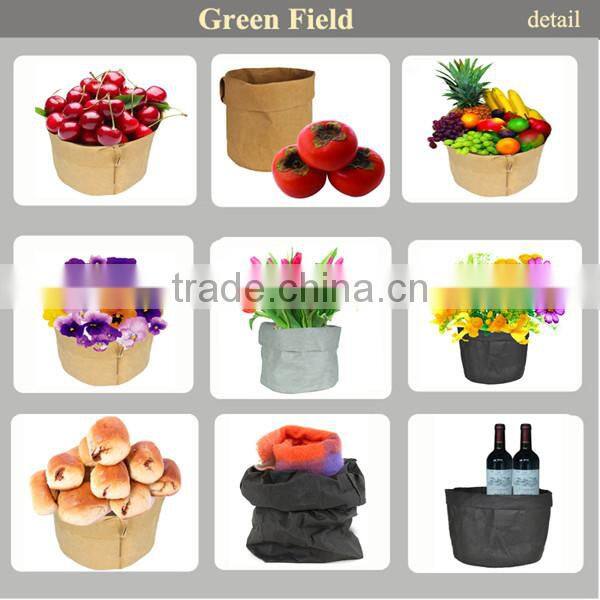 Natural material of washable kraft paper storage keeper bag buggy bag