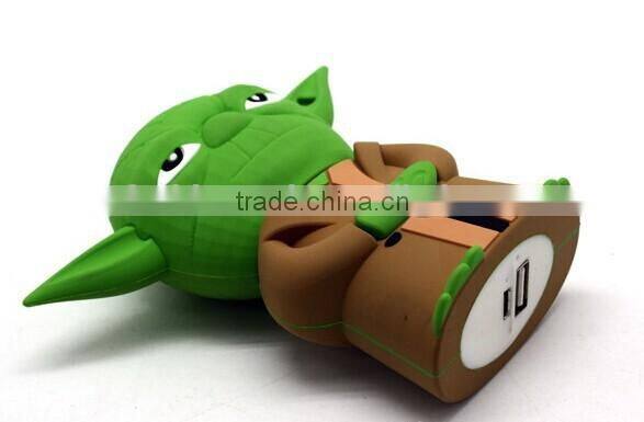 5200mAh cartoon pvc power bank for smartphone