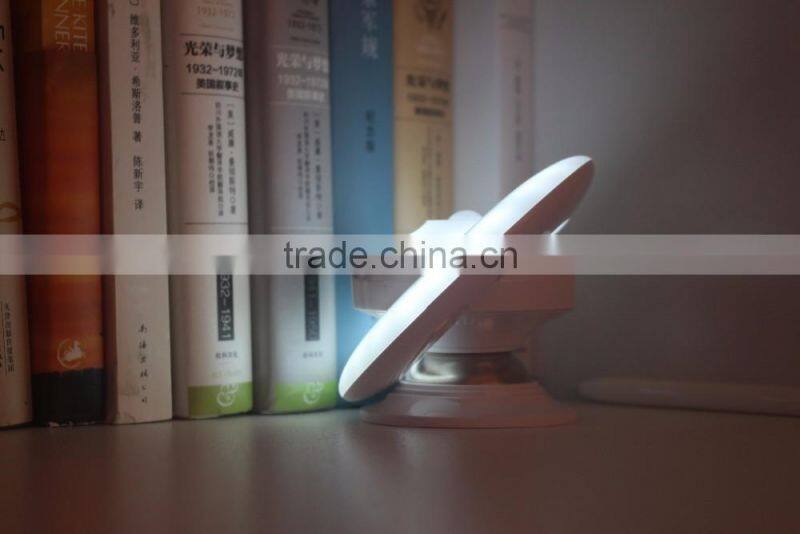 Cool Creative Rotating UFO Night Light, USB LED Motion Sensor Decorative Room Floor Night