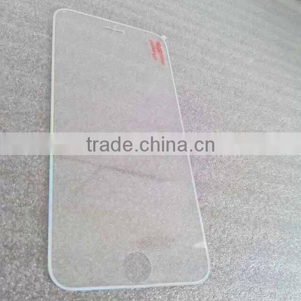 For iphone6 / plus colorful glass filmTransparent tampered glass screen protectosr