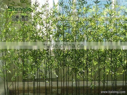 Home garden decoration artificial outdoor green lucky Bamboo fake evergreen bamboo