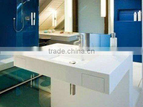 Corianfurniture newest design bathroom vanity/Bathroom Vanity Factory