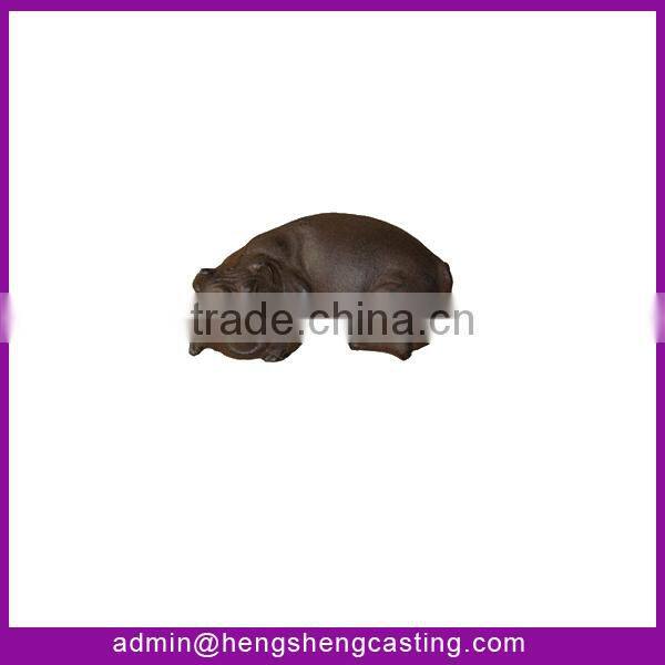 Garden metal animal statue cast iron lizard statue wholesale