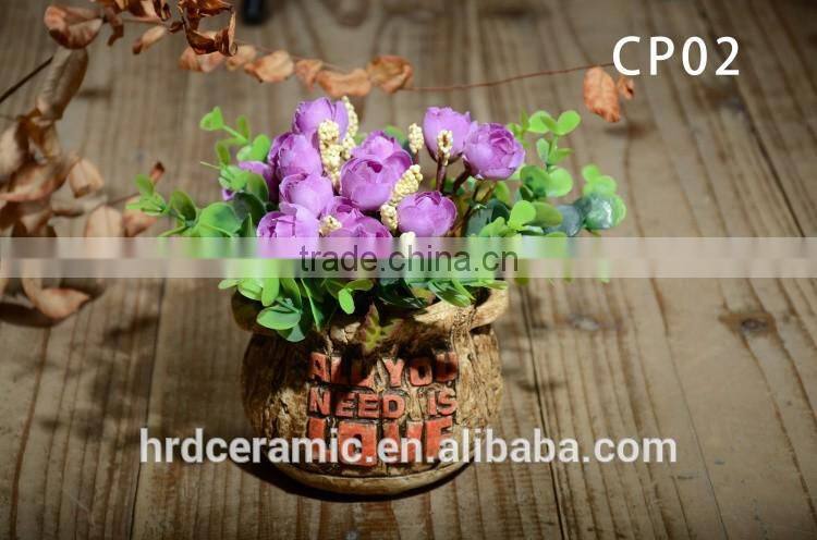 outdoor and indoor pots wholesale cement decorative plant pots