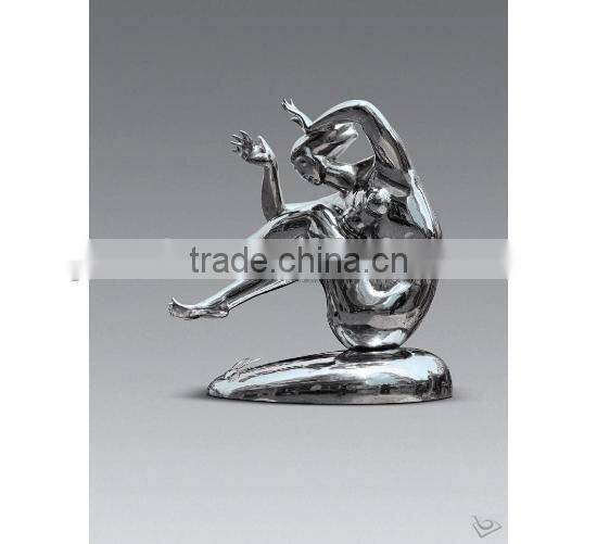 Polishing modern 304 large stainless steel ball/sculpture