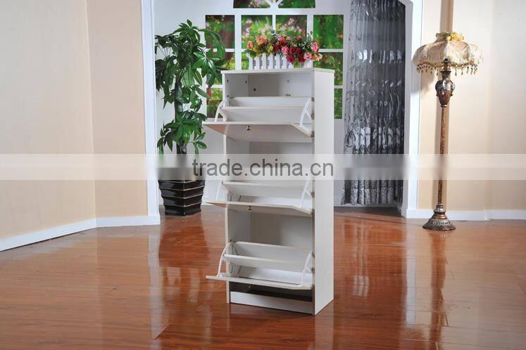 Wooden Shoe Cabinet Door Shoe Rack