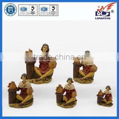 Nativity Set Figurine Andrew The Potter,Italian Nativity Village Figurine