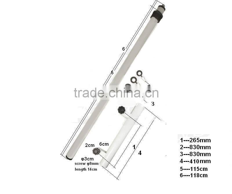 vehicle mouted telescopic flag pole