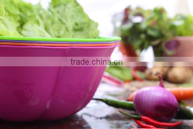 New Design Salad bowl plastic / plastic salad bowl
