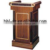 Wholesale Guangzhou hotel product wholesalers restaurant supplies wooden conference lectern podium wooden church rostrum T350