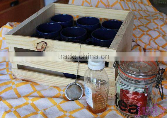 solid pine wood cheap wooden fruit crates for sale