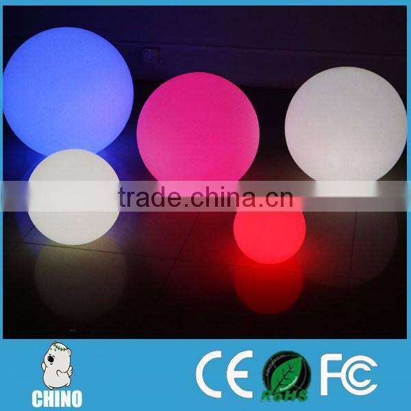 CB002 Plastic rechargeable LED illuminated multi color ball light