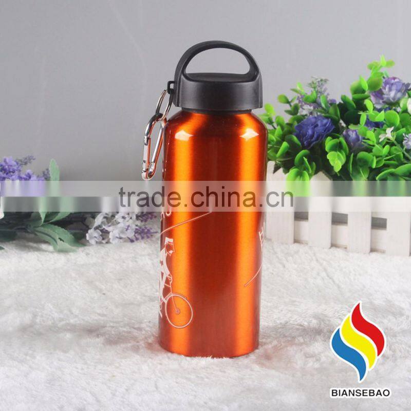 20 oz. Wide Mouth Aluminum Water Bottle w/Carabiner