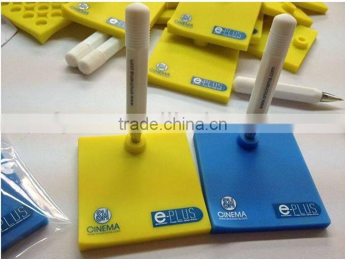 silicone erasable notepad with silicone pen