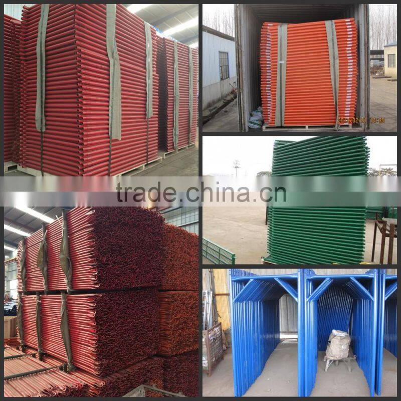 1219x1700mm painted box h frame scaffolding