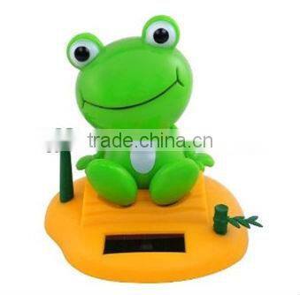 2015 icti audited manufacturer solar toy for sale Frog Solar Powered Dancing Toy in dongguan city