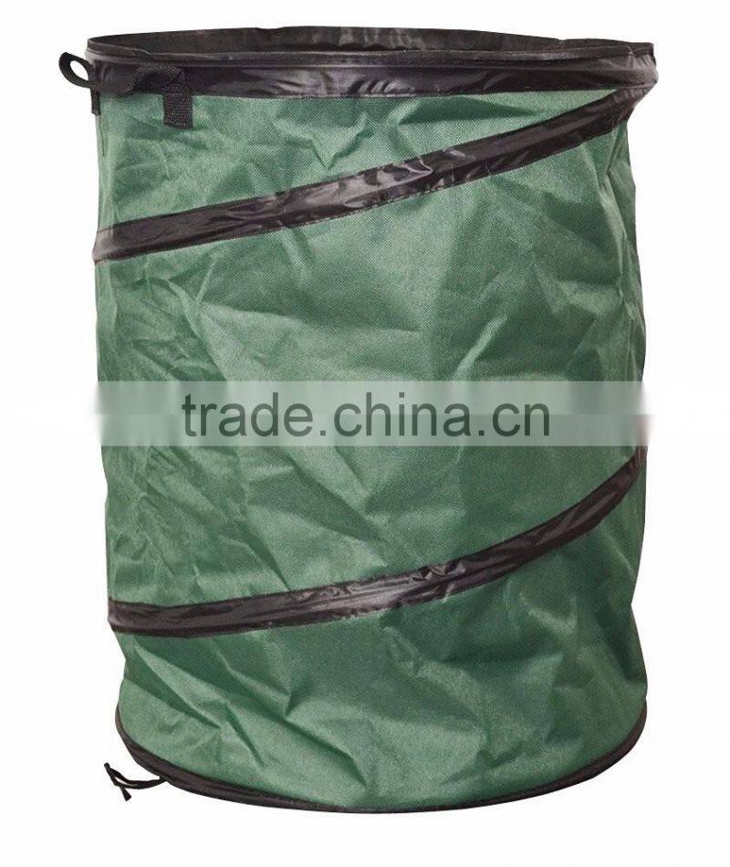 leaves buckets polyester garden bag camping trash bag