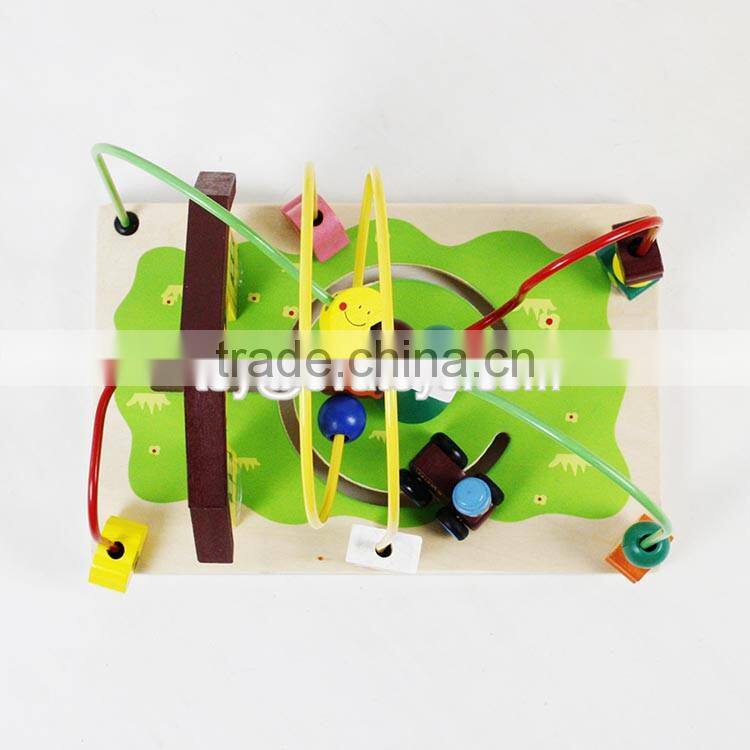 wholesale best wooden bead toys for toddlers educational games wooden bead toys for toddlers W11B141