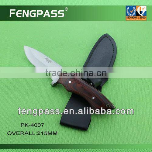 stainless steel hunting knife (71-1-124)