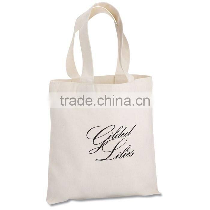 Eco-friendly Standard Size Plain Cotton Tote Bags