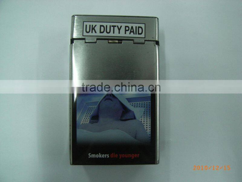 Cigarette tin box