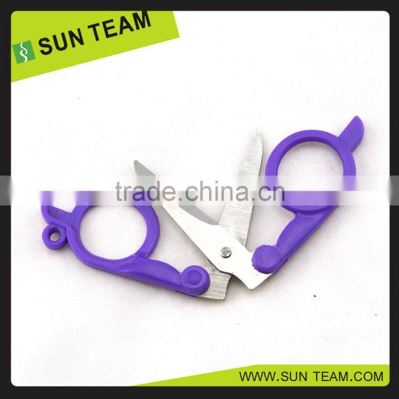 SC092 4-1/4" Foldable retty stainless steel student and stationery scissors